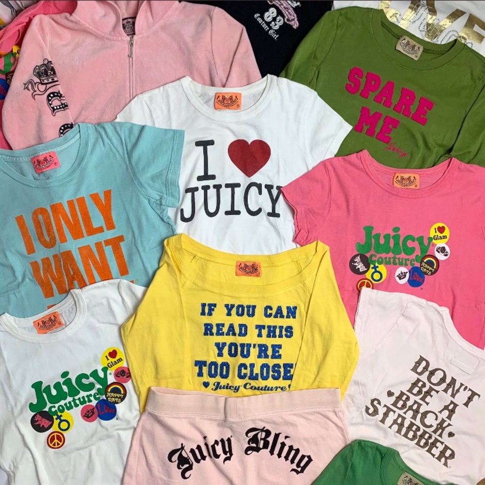 ISO: Looking for Vintage Juicy Couture Tees with Phrases/Sayings
